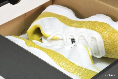 11 “Yellow Air Jordan AH7860-107 Low Snakeskin” 0901